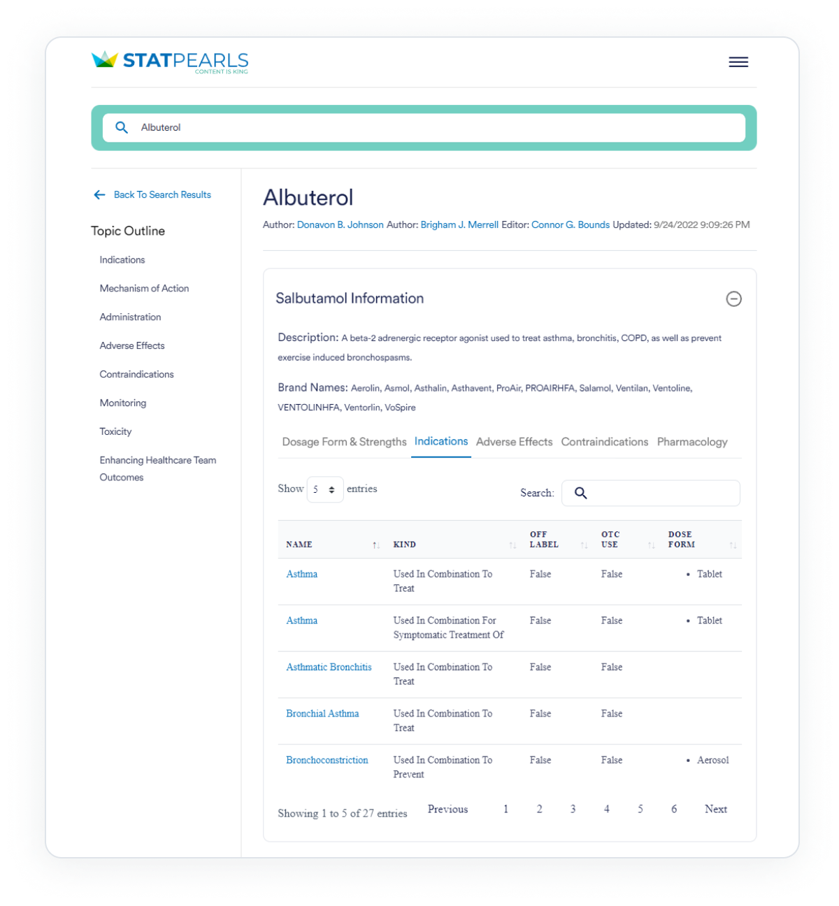 Integrated info