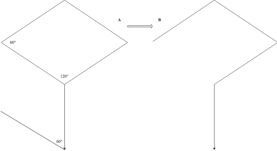 Figure 1: Classic Limberg Rhombic Flap Design