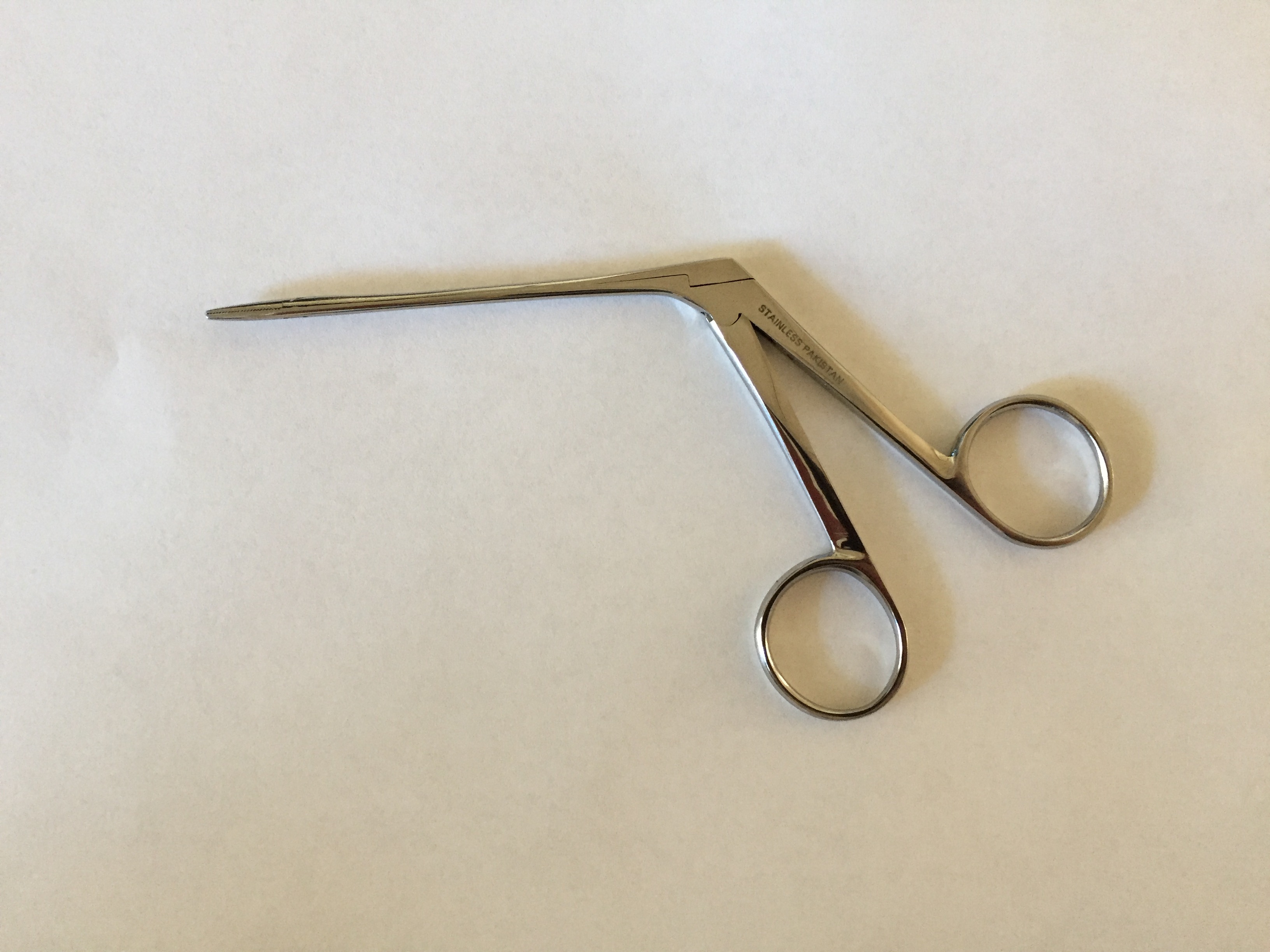 <p>Alligator Forceps. This instrument is commonly used for extracting foreign bodies in the head and neck region.</p>