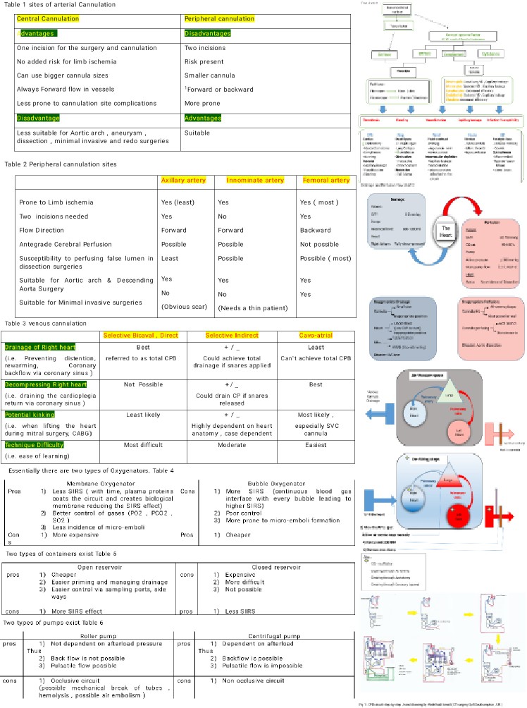 Cardiopulmonary Bypass Figures and Tables